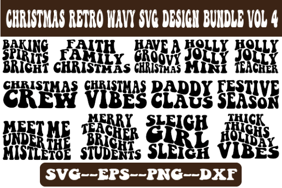 Christmas Wavy SVG Design Bundle Vol 4 Review