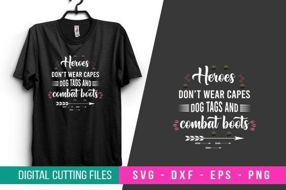 Heroes Don t Wear Capes Dog Tags