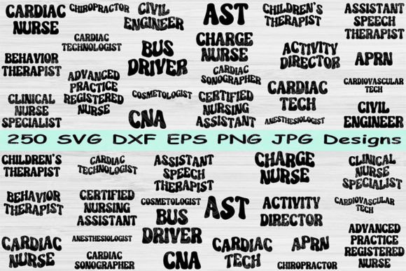 Occupation SVG Designs for Real Embroidery Projects