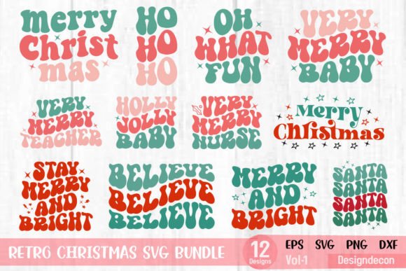 Retro Christmas Sublimation Svg Bundle Review for Real Embroidery Projects