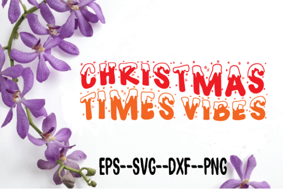 Review: Christmas Times Vibes Retro Wavy Svg