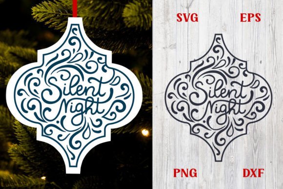 Silent Night Christmas Arabesque SVG Review for Real Projects