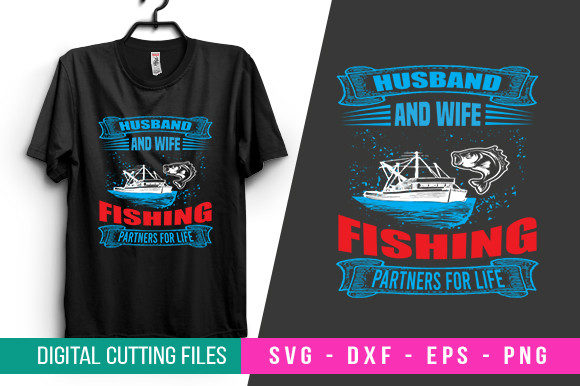 Typography Fishing T-Shirt Design Review