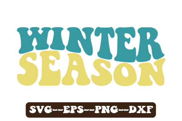 Winter Season Retro Wavy Svg Review